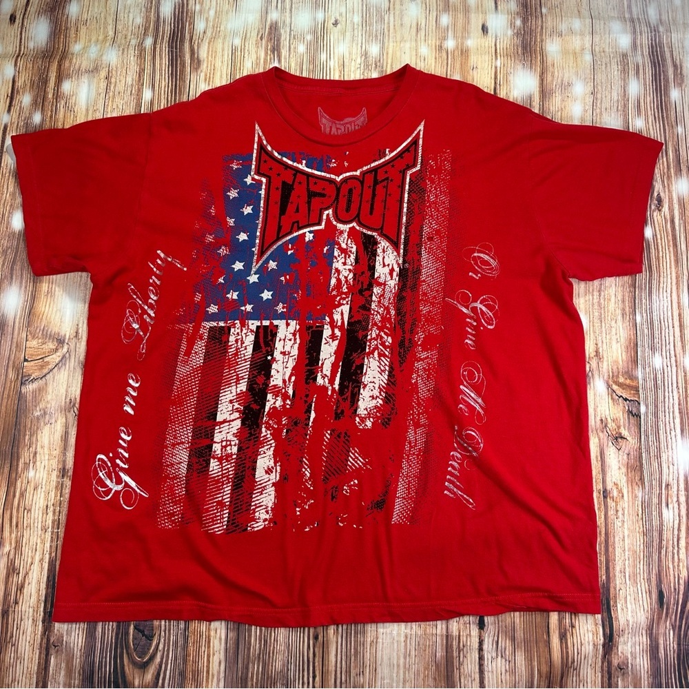 Y2K Tapout Signature Series Red Tee
Size XL Men’s